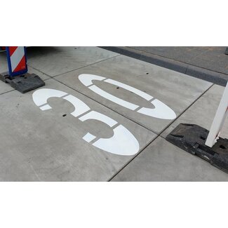 Traffictotaal Markering snelheidsaanduiding aanduiding