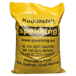 Spekking Koudasfalt 0/4 mm (25 KG) gele zak