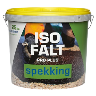 Spekking IsoFalt Pro Plus asfalt 25kg. 0/3 reparatie laagdikte tot 30mm
