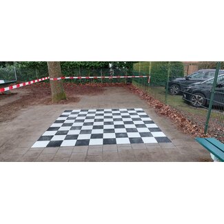 Thermoplast markering - Dambord - 3000 x 3000mm