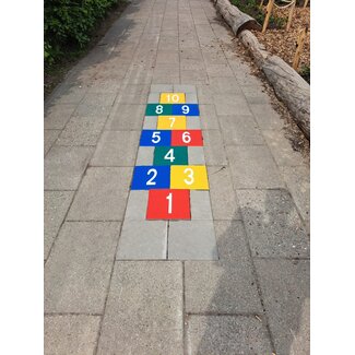 Thermoplast markering - hinkelbaan