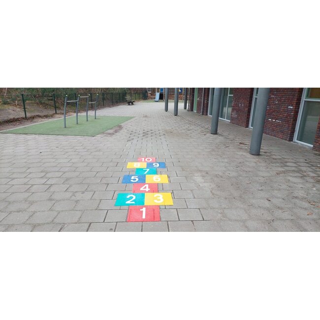 Thermoplast markering - hinkelbaan