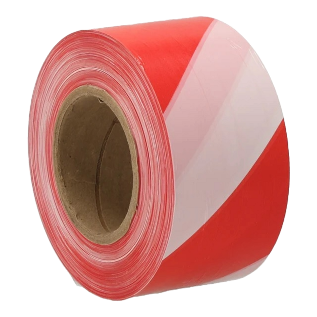 Afzetlint Rood/Wit 500meter