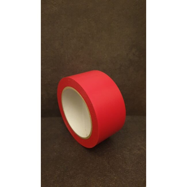Rol vloertape rood 50 mm x 33 mtr