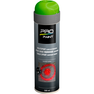 Pro-Paint Krijtspray (Tijdelijke markering) Groen - Spuitbus 500ml