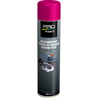 Pro-Paint Markeringsverf spuitbus 600 ml - Roze -  Doos 12 stuks
