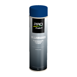 Pro-Paint PRO-Paint 2K Lijnmarker Blauw -  Doos 12 stuks - Spuitbus 500ml