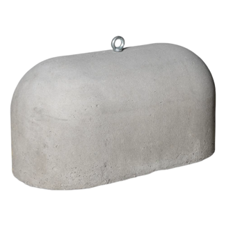 Jumboblokken grijs met RVS schroefhuls M16