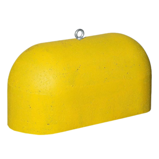 Jumboblokken geel met RVS schroefhuls M16