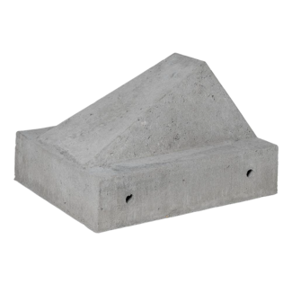 Traffictotaal Schrikblok / schampblok 60x50x40 cm