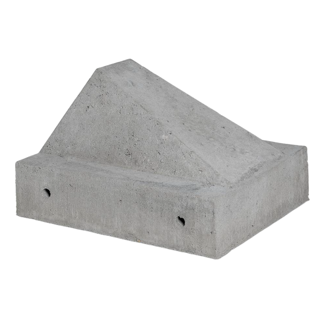 Traffictotaal Schrikblok / schampblok 60x50x40 cm