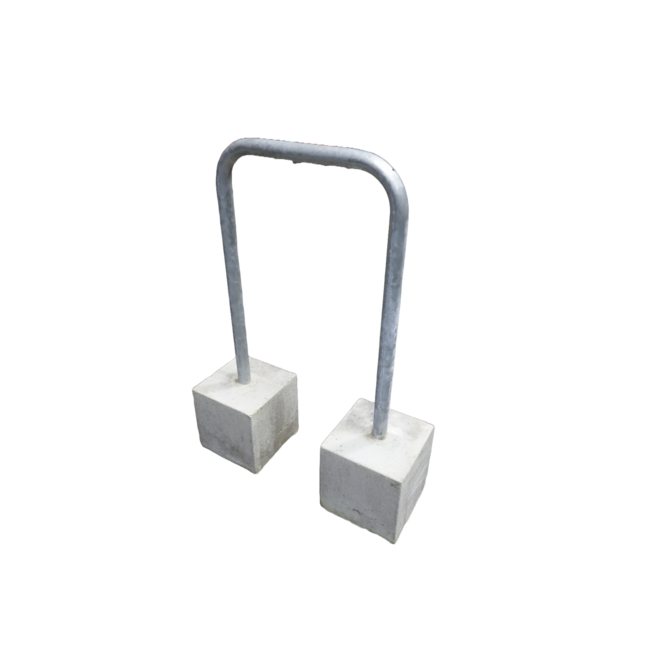 Traffictotaal Fietsbeugel 120x60 cm - met betonvoet