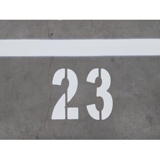 Traffictotaal Parkeervak cijfers / nummering