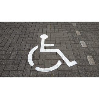 Traffictotaal Markering parkeerplaats belijning (symbool rolstoel)