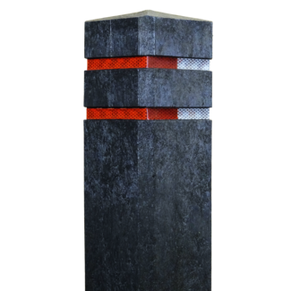 Traffictotaal Diamantkoppaal kunststof gerecycled - zonder reflecterende bandjes