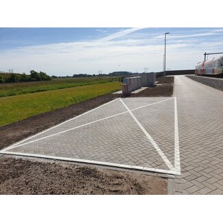 Traffictotaal Markering niet parkeren aanduiding (Alleen groot kruis)