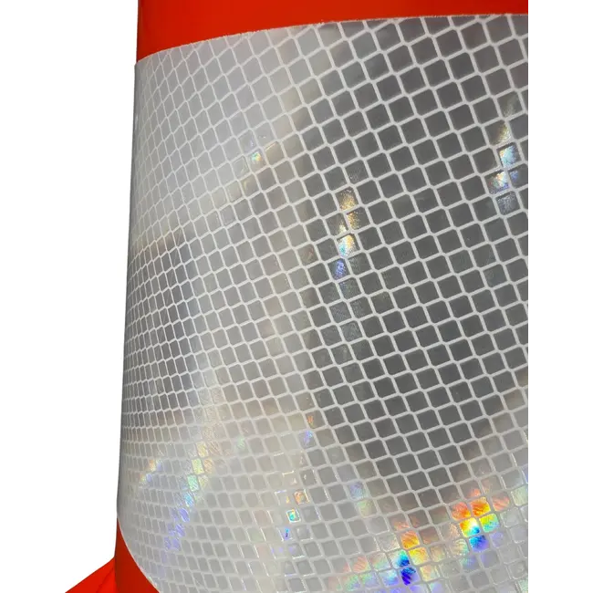 Verkeerskegel 75 cm met 2 reflecterende banden