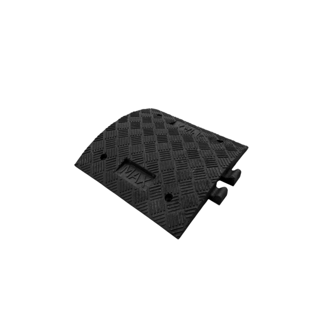 Verkeersdrempel 7cm hoog - complete drempel kunststof - 5-10km/u