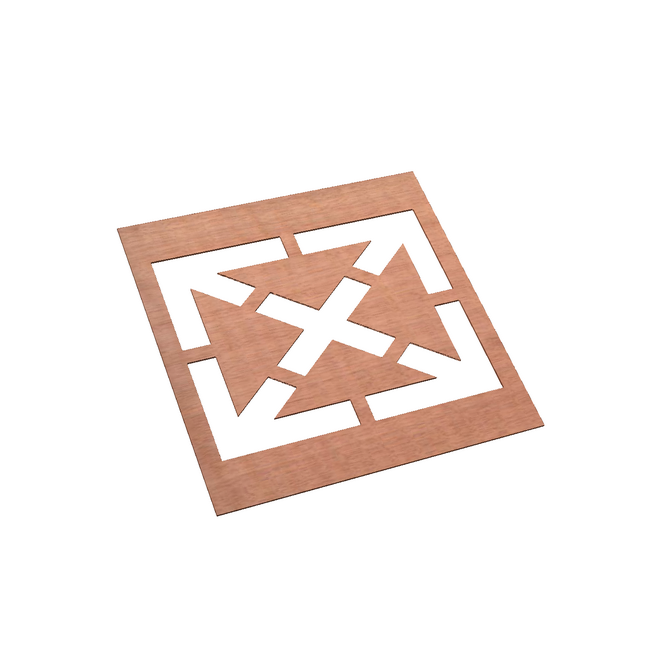 Wegmarkering sjabloon set (Kruismarkering)