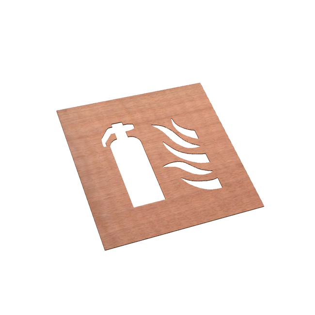 Wegmarkering sjabloon set (Brandslang)