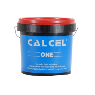 Calcel one Koudasfalt calcel one rood emmer 25 kg