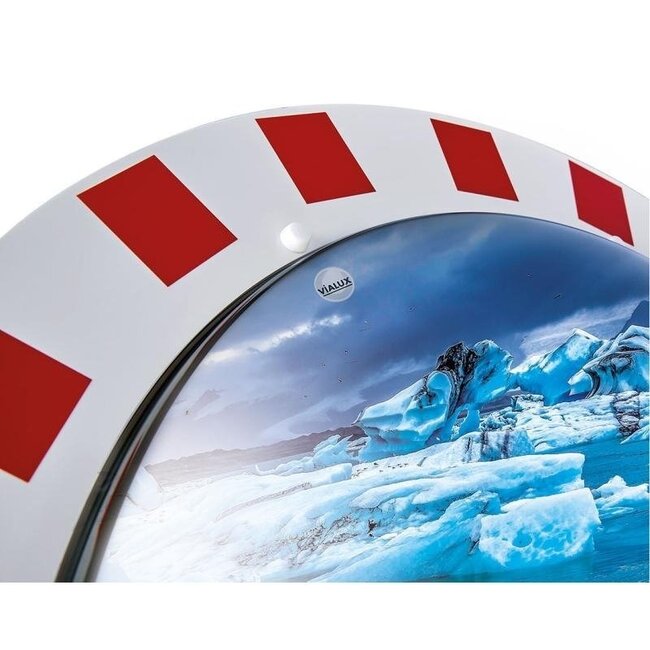 Verkeersspiegel roestvrij staal rond