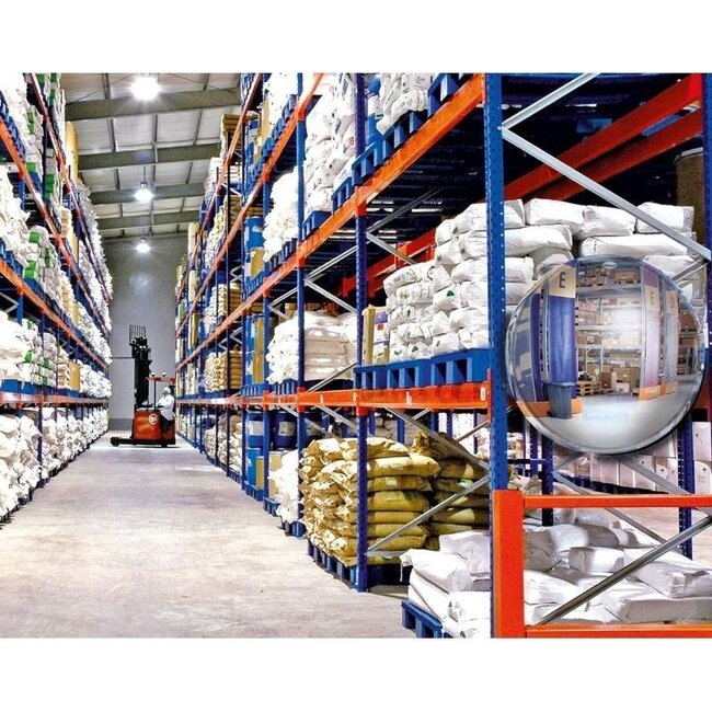 1/2 Hemisferische industriespiegel | Polymir