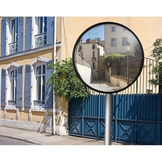 Ronde multifunctionele spiegel | Stainless steel