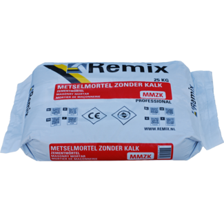Remix Metselmortel zonder kalk - Zak 25KG