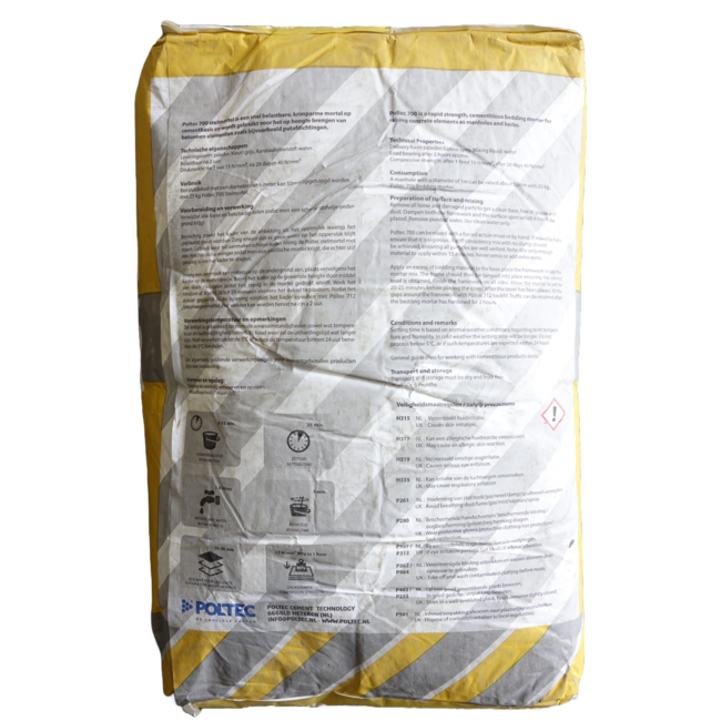 Poltec 700 stelmortel Zak 25KG