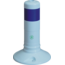Afzetpaal Ø80mm wit-blauw flexibel kunststof