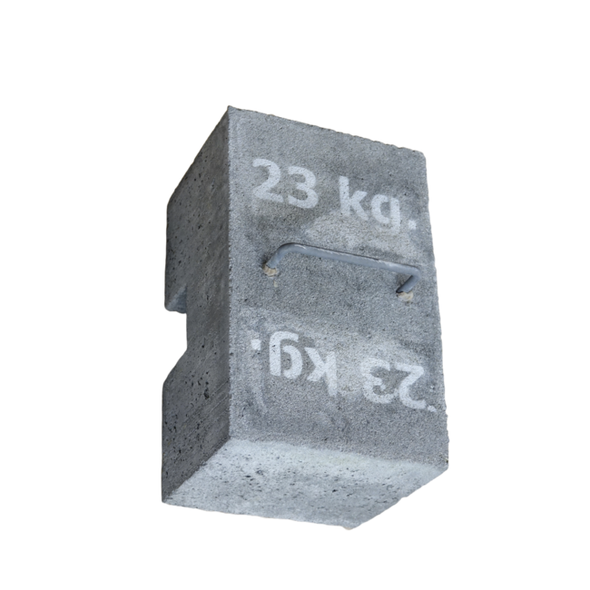 Traffictotaal Ballastblokken Beton 32X20X17CM 23 KG