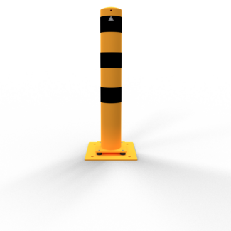 Elastische rampaal Geel - Zwart  Ø 152mm