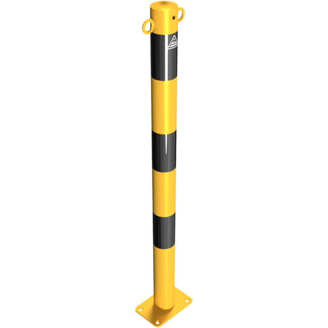 Beschermpaal Ø60mm geel/zwart 90cm