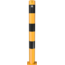 Beschermpaal Ø89mm geel/zwart 90cm met verschillende montageopties