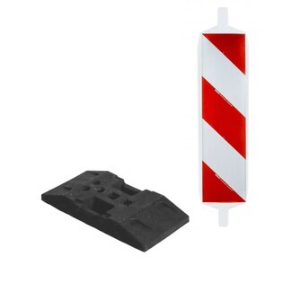 Geleidebaken Baakschild - Reflecterende folie - Klasse 2