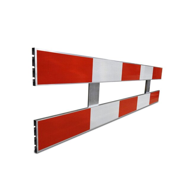 Aluminium schrikhek met eenzijdige reflectie