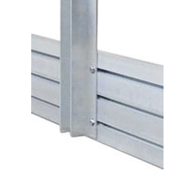 Aluminium schrikhek met eenzijdige reflectie