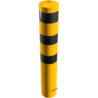 Rampaal Geel - Zwart Ø 193mm voor montage in beton