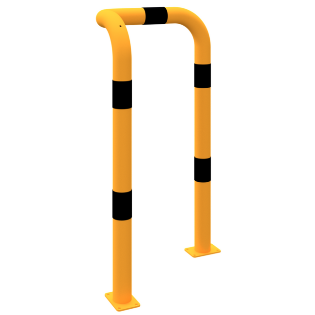 Veiligheidsbeugel met 90° hoek L-vorm diepte 350 mm