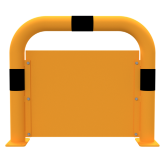 Veiligheidsbeugel met sluitplaat Ø76 mm met bodemplaatjes