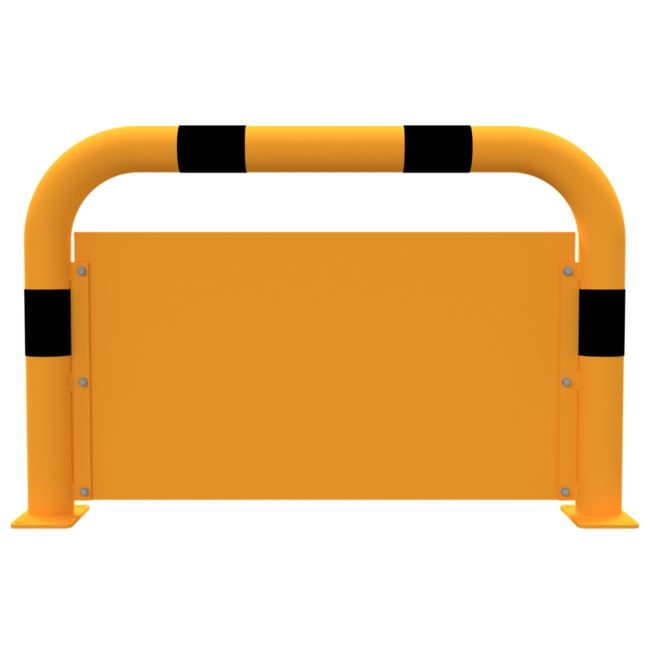 Veiligheidsbeugel met sluitplaat Ø76 mm met bodemplaatjes