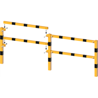Beschermrailing modules vierkant 70 x 70 mm