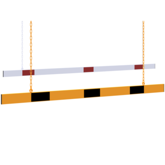 Aluminium hoogtebegrenzer - Enkelzijdige- of dubbele reflectie