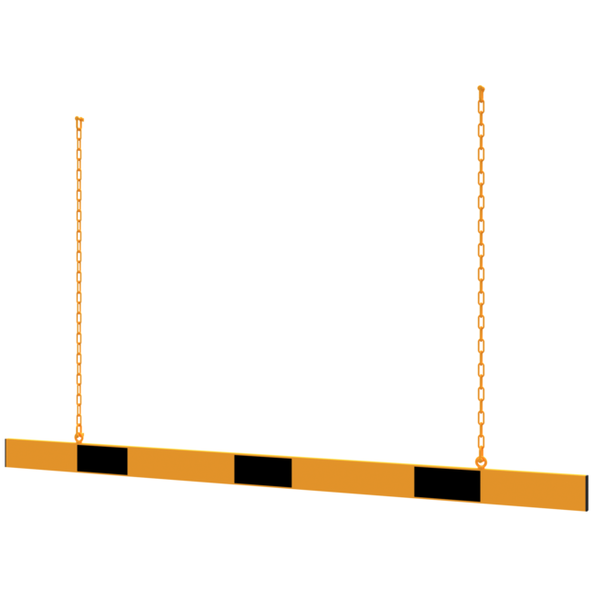 Aluminium hoogtebegrenzer - Enkelzijdige- of dubbele reflectie