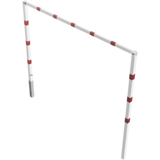 Hoogtebegrenzer zwenkbaar 70 x 70 mm - doorrijhoogte 2000 mm