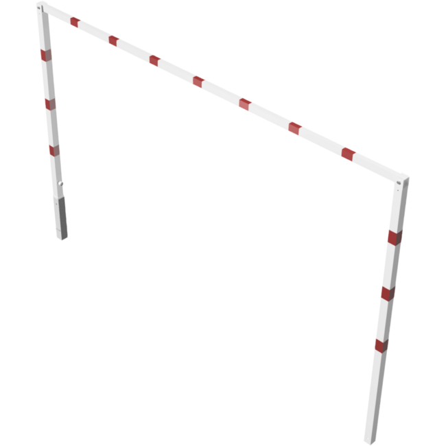 Hoogtebegrenzer zwenkbaar 70 x 70 mm - doorrijhoogte 2000 mm