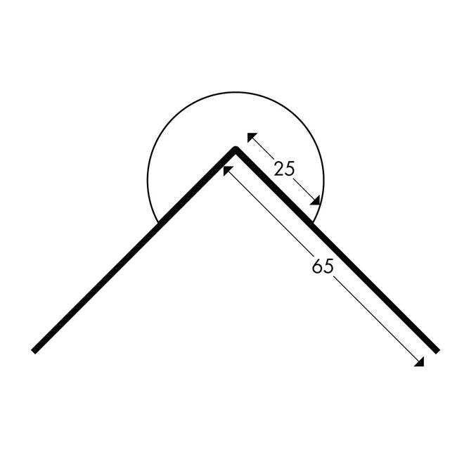 Hoekbescherming schuimrubber - Type A Ø 40 mm | Schroefbaar