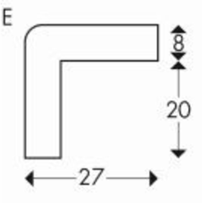 Eindkap Hoekbeschermer Type E