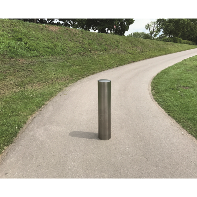 Afzetpaal rond Ø154 - 204 mm vaststaand | 600 - 900 mm bovengronds